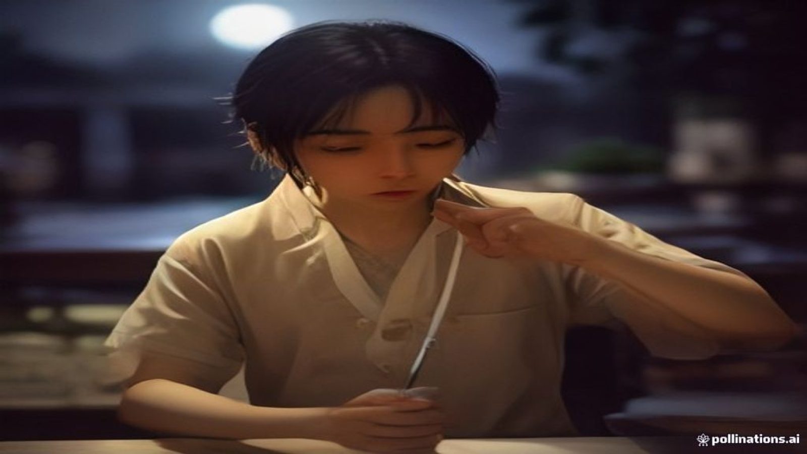 智慧教育平台编辑部办公区全景，暖棕色长桌上摊开多份教学资料与笔记本电脑，窗外午后阳光斜照进来，桌上摆着几支彩色马克笔，整体氛围安静专注